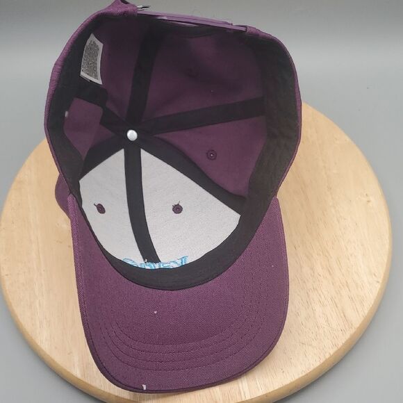 VANS | OSFM UNISEX | SNAPBACK ADJUSTABLE HAT in EGGPLANT PURPLE - Picture 6 of 10